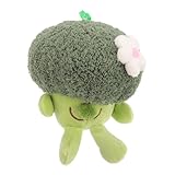 WATIIFUFU Niedlicher Brokkoli Plüschanhänger aus Veloursstoff mit Pp Baumwolle Weicher und Langlebiger Schlüsselanhänger Dekorativer Taschenanhänger für Rucksack und Schlüsselbund