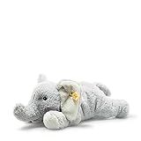 Soft Cuddly Friends Elna Elefant - 28 cm - Kuscheltier für Kinder – kuschelig & weich - waschbar – hellgrau (064074)