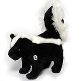 Stinktier Kuscheltier Skunk schwarz weiß stehend Plüschtier FUNKEY - Kuscheltiere*biz