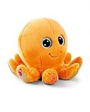 NICI Kuscheltier GLUBSCHIS Oktopus Olly Polly 15cm - orange - Stofftier aus weichem Plüsch, niedliches Plüschtier zum Kuscheln und Spielen, für Kinder & Erwachsene, tolle Geschenkidee | 61843