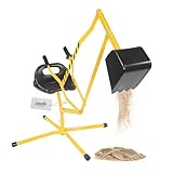 Lemodo Sitzbagger aus Metall, Sandbagger mit 360° Drehung, Kinderbagger mit Schwenk- und Greiffunktion, Spielzeugbagger mit Metall-Schaufel, Robustes Sandspielzeug aus Metall, Bagger für Sandkasten