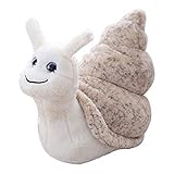 EXQULEG Plüschtier Schnecken Kuscheltiere,Spielzeug Weiche Schnecken Stofftier Cartoon Schnecke Plüschtier für Kinder Geburtstagsgeschenk Home Dekorationen (26x27cm)