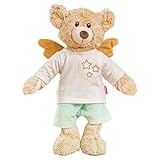 Heless 7 - Kuscheltier Teddy Hope mit Schutzengel-Outfit, ca. 22 cm großer Teddybär zum An- und Ausziehen, Liebhaben und als Spielgefährte