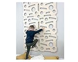 Kletterwandpaneele für Kinder – Baltisches Birkensperrholz, glatt geschliffen, sicher und umweltfreundlich, DIY Indoor Kletterwand für Kinder, unbeschichtet & natürliches Finish