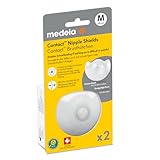 Medela Contact Brusthütchen aus Silikon – Weiches, ultradünnes Design – BPA-frei – 1 Packung mit 2 Hütchen (20 mm) und Aufbewahrungsbox