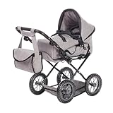 KNORRTOYS.COM 63187 Knorrtoys 63187-Puppenwagen Ruby-stoneblack Puppenwagen, 51 x 37 x 64 cm