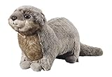 Bauer Spielwaren 'Deine Tiere mit Herz' Otter stehend: Kleines Kuscheltier zum Kuscheln und Liebhaben, ideal als Geschenk, 27 cm, braun (12518)