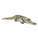 Zappi Co Kinder's Weiches Kuscheliges Plüschtier - Perfekte weiche Spielgefährten für Kinder im bedruckten Stil (100cm Länge) (Krokodil)