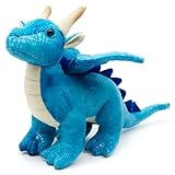 Uni-Toys - Drache blau - 26 cm (Länge) - Plüsch-Fabeltier - Plüschtier, Kuscheltier