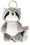 NICI 47869 Schlüsselanhänger Waschbär Rod 10cm, GRAU