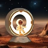Nachtlicht für Kinder, Astronauten-Weltraum-Lampe mit 9-stufigem, kaltem, warmem Licht, wiederaufladbar, dimmbar, Wasserhahn-Touch-Nachtlicht für Kinder, Kleinkinder, Schlafzimmer