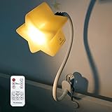 LED Leselampe 6 Helligkeitsstufen - Deko Klemmlampe Bett - Stilllicht - LED Leselampe Bett Kinder - Klemme Nachttischlampe Baby Tischlampe von ErgoJoJo