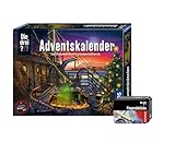 Die DREI ??? Adventskalender 2022, Löse die 24 spannenden Rätsel im gruseligen Schiffswrack + Forscherkästchen (Verschiedene Auswahl)