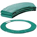 Arebos Trampolin Randabdeckung Federschutz Ø 183 cm | Trampolin Randschutz | Trampolinzubehör aus PVC und PE | Reißfest | Federabdeckung 100% UV-beständig & wasserabweisend | Grün