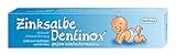 Dentinox Zinksalbe gegen Windeldermatitis rasche milde Wundheilung Wundsalbe, Geschmacksneutral, für Babys Salbe, Farblos, 45 g Crème