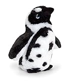 Lashuma Plüschtier Pinguin Schwarz - Weiß, Keel Toys Kuscheltier Humboldt Plüschpinguin 18 cm
