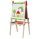 Spiel-Tafel: magnetisches Whiteboard und Kreidetafel (Hape)