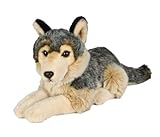 Wolf Kuscheltier liegend 31 cm Plüschtier Plüschwolf Django