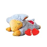 ALL FOR PAWS AFP Kuscheltier Schaf Verhaltenshilfe, Plüsch-Spielzeug (2 Herzschlag, grau)