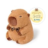 shownicer Wärmekissen Stofftier Capybara Wärme-Kuscheltier Erwärmen in der Mikrowelle Wärmendes Plüschkissen Gewichtstiere Plüschtier Geschenk für Erwachsene Kinder 3+ Jahre (23cm 0,9kg)