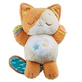 VTech Baby Schlummer-Kätzchen – Niedliches Kuscheltier als Beruhigungshilfe – Mit sanften Bewegungen, Schlafliedern, Melodien und Naturgeräuschen – Für Kinder von 0-36 Monaten