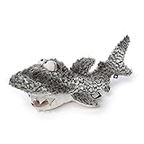 SIGIKID 39628 Hi Bite! BeastsTown Hai für Mädchen Jungen und Erwachsene Kuscheltier empfohlen ab 2 Jahren Grau-Weiß/Hai
