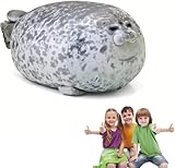 NieYat Robbe Kuscheltier, Seals, Kuscheltier Robbe, Chubby Blob Seal Pillow, Meerestier Kissen Gefülltes Plüschkissen, Baumwolle Seal Plüsch Spielzug, Siegel Umarmungskissen Stofftier, 20CM