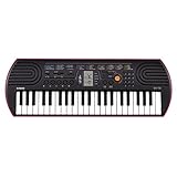 Casio SA-78 Mini-Keyboard 44 Tasten, schwarz pink