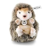 Steiff Kuscheltier Joggi Baby-Igel, Süßes Stofftier mit Kunststoffaugen, Kinder, Jungen & Mädchen, Plüschtier 10 cm, Braun, 070587