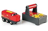 BRIO World 33213 IR-Frachtlok - Elektrische Lokomotive mit Fernsteuerung - Zubehör für die BRIO World - Kleinkindspielzeug empfohlen ab 3 Jahren