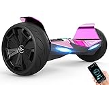 EVERCROSS 8,5' Hoverboards Offroad, All Terrain Hover Board, App-fähige Hoverboards mit Bluetooth, 4,4Ah verstärkte Batterie, Hover Boards für Kinder Jugendliche Erwachsene