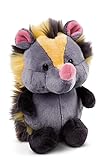NICI Kuscheltier Tenrek Terek 25 cm – Stofftier aus weichem Plüsch, naturgetreues Plüschtier zum Kuscheln und Spielen, für Kinder & Erwachsene, 48864, tolle Geschenkidee, grau-gelb