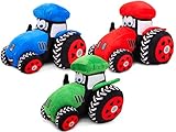 Toyland® 21 cm (8 Zoll) Plüsch-Traktor - 1 nach dem Zufallsprinzip - Dekoration für Jungenschlafzimmer