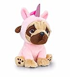 Pugsley Keel Toys 20 cm Einhorn Mops Hund ...