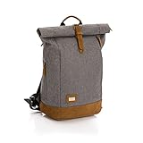 Fillikid Wickelrucksack Berlin | Baby Wickelrucksack mit Kinderwagenbefestigung | Wickeltasche Rucksack für Mama und Papa | Babytasche, Backpack mit Wickelunterlage & Flaschenwärmer