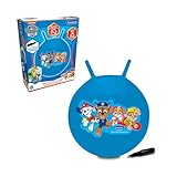 Lexibook Paw Patrol La Pat' Patrouille Balle Sauteuse Gonflable, Pompe Manuelle Incluse, Plastique sécurisé et résistant, Bleu, BG040PA