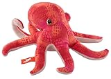 Wild Republic Pocketkins Eco Krake, Plüschtier, 12 cm, Plüschspielzeug, Hergestellt aus recycelten Materialien, Umweltfreundlich, Oktopus