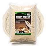 Terra Exotica Terrariensand Desert Ground - in 5, 10 oder 25 Kg - Wüstensand für EIN natürliches Wüstenumfeld im Terrarium - natürlicher Bodengrund (5 Kg)