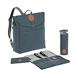 LÄSSIG Baby Wickelrucksack Wickeltasche Babytasche stylische Tasche inkl. Wickelzubehör/Backpack Adventure, Petrol
