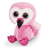 NICI Glubschis: Das Original – Glubschis Flamingo Fairy-Fay 15 cm – Kuscheltier Flamingo mit großen Augen – Flauschiges Plüschtier mit großen Glitzeraugen – Schmusetier für Kuscheltierliebhaber–45557