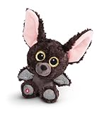 NICI Glubschis: Das Original – Glubschis Fledermaus Baako 15 cm – Kuscheltier Fledermaus mit großen Augen – Flauschiges Plüschtier mit großen Glitzeraugen – Schmusetier für Kuscheltierliebhaber –45552
