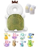 JEJA Baby Kopfschutz, Verstellbare Schutzkissen Baby, Safety Guard Kissen für Kinder - Hirsche mit Knieschoner Krabbelnel