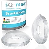 iQ-med Brustschalen | Made in Germany | Milchauffangschale und Brustwarzenschutz (2 Stück)