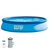 Intex Easy Set Pool - Aufstellpool - Ø 396 x 84 cm - Mit Filteranlage