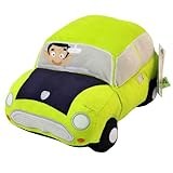Mr. Bean Kuscheltier – 22–35 cm – Original Lizenzartikel – Gestickte Augen & Details – Kuschelig weich – Bekannt aus der Cartoon-Serie (Auto)