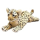 TRAVELKNOT Plüsch Spielzeug 40cm Kissen Leopard Stofftiere Plüschtier für Dekoartikel Wohnzimmer Kind Schlafzimmer Dekor Mädchen Junge Weihnachten Geburtstagsgeschenk
