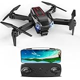 Drohne mit Kamera 4k,Drohne 4k,Drohne Kinder,mini Drohne mit Kamera für Erwachsene,Flip mode, 2 Akku Lange Flugzeit,Headless ModusAbflug/Landung mit einer Taste, RC Quadcopter für Anfänger-Rot