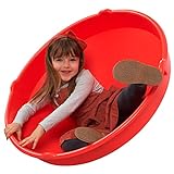 Gonge Spielkreisel, Riesenkreisel, Kinder Kreisel, Kreisel, Kindergarten, 80 cm, Kunststoff, Rot,