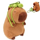 BFYHVP Capybara, Capybara Plüschtier, Capybara Kuscheltier, Plushie, Cute Plushies, Plüschtiere, Meerschweinchen Kuscheltier, Plushies