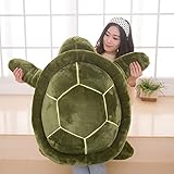 50cm Schildkröte Kuscheltier, Gefüllte Schildkröte Plüsch Plüschtier Groß Grün Turtle Plushie Weiches Stofftier Kuscheltier Schildkröte Flauschiges Plüschpuppe Spielzeug für Kinder Erwachsene